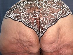 Grandma giant ass slut bounces her buttocks and moves her bbw ass