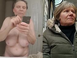 Sexy Grandma Up Close and Personal