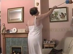 British granny strips naked for you