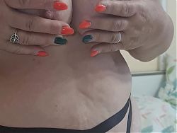 Would you fuck this fat amateur BBW Wife. She is the best Gilf.